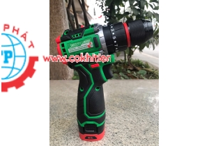 Máy khoan vặn vít dùng Pin Bosszet đầu 10 màu xanh (Pin cắm)