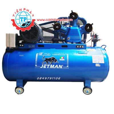 Máy nén khí dây đai Jetman 500L