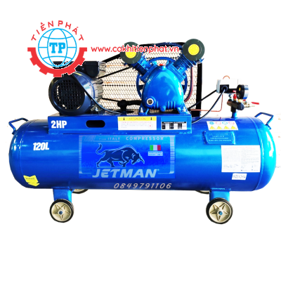 Máy nén khí dây đai Jetman 120L-2HP