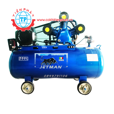 Máy nén khí dây đai Jetman 200L-4HP