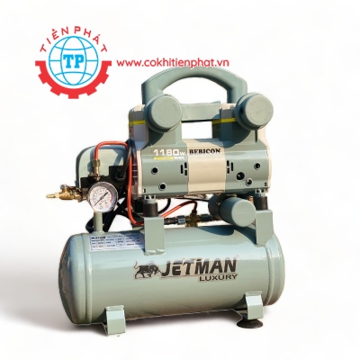Nén khí không dầu Jetman 9L – 1.5HP,lên hơi nhanh – Model NKF-1180T9