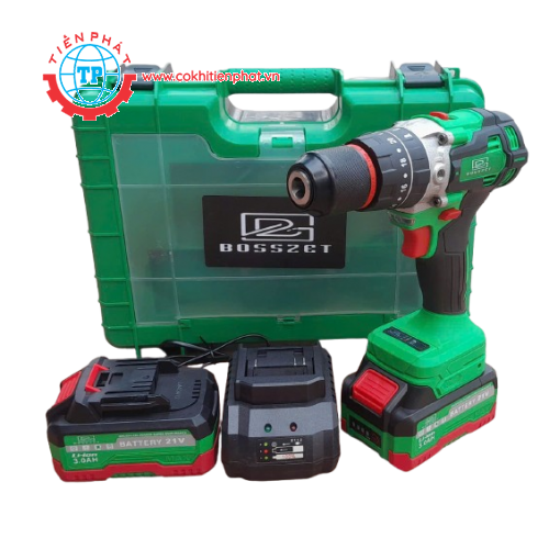 Máy khoan pin đầu 13  thương hiệu Bosszet