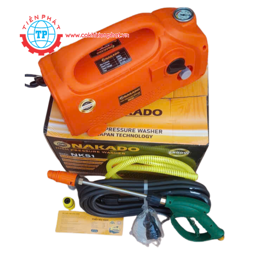 Máy rửa xe mini áp lực cao 2500W-NKS1