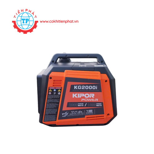 Máy Phát Điện Chạy Xăng Inverter Cách Âm Kipro KG2000i – Siêu Êm, Siêu Tiết Kiệm, Chuẩn Cho Gia Đình